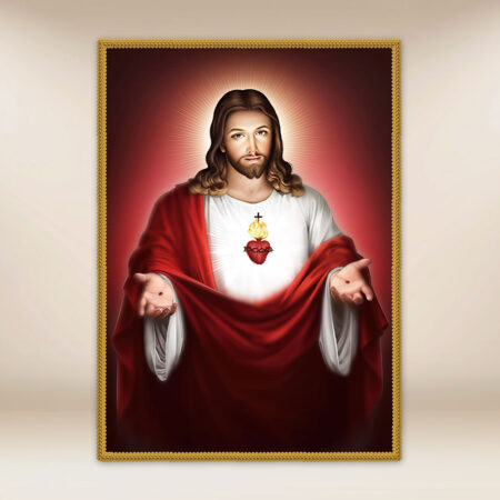 Decorazione liturgica grande Cuore di Gesù