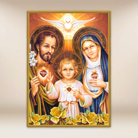 decorazione liturgica Sacra Famiglia