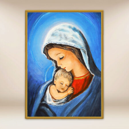 Decorazione fotografica Madonna con Bambino