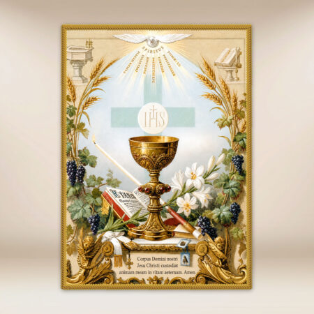 Decorazione liturgica Comunione