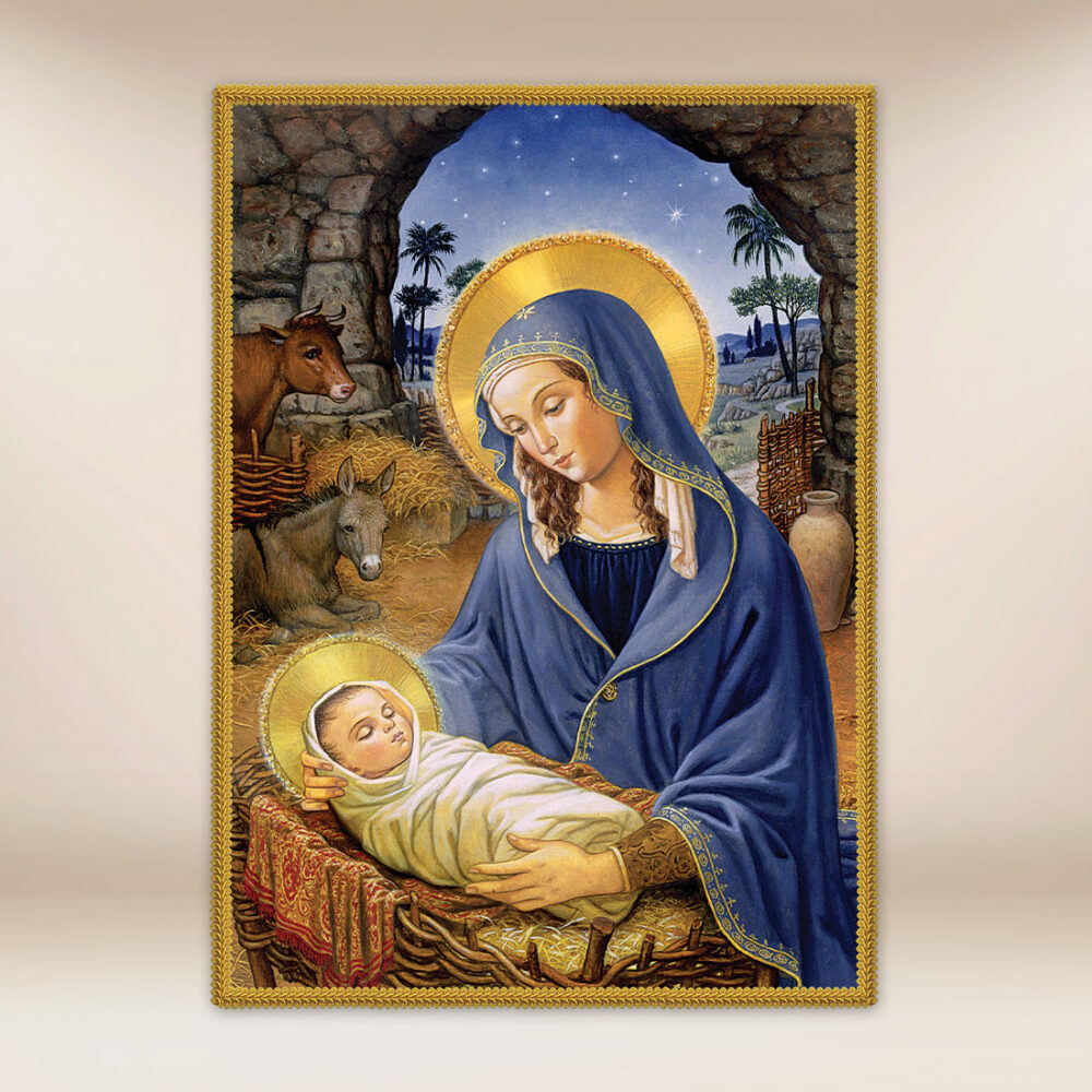 Decorazione fotografica grande Natale