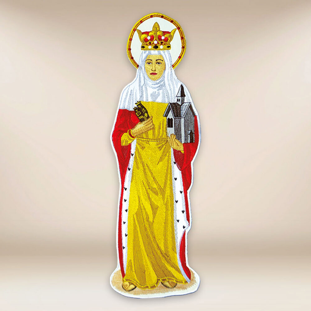 Applicazione ricamata Santa Edvige