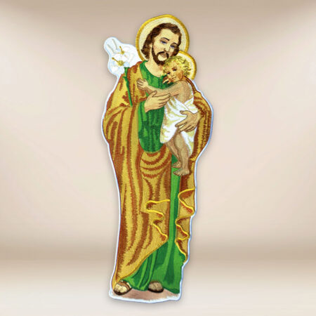 applicazione ricamata San Giuseppe