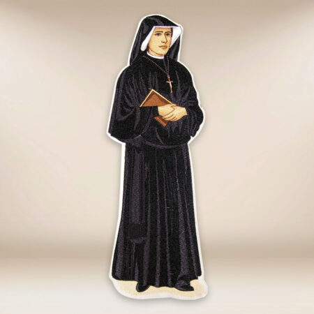 applicazione ricamata Santa Faustina