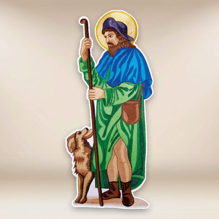 applicazione ricamata di San Rocco