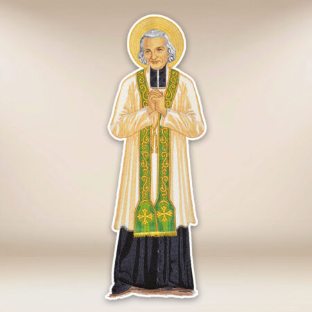 applicazione ricamata Giovanni Maria Vianney