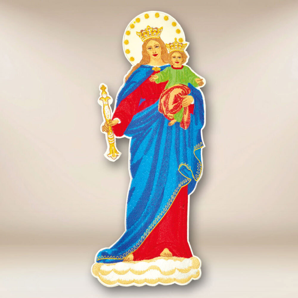 Applicazione ricamata Madonna