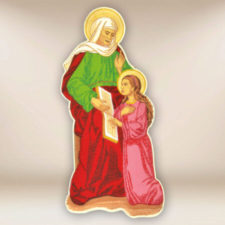 applicazione ricamata Santa Anna