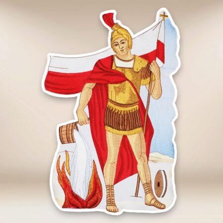 applicazione ricamata di San Floriano
