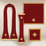 Casula romana replica rossa IHS