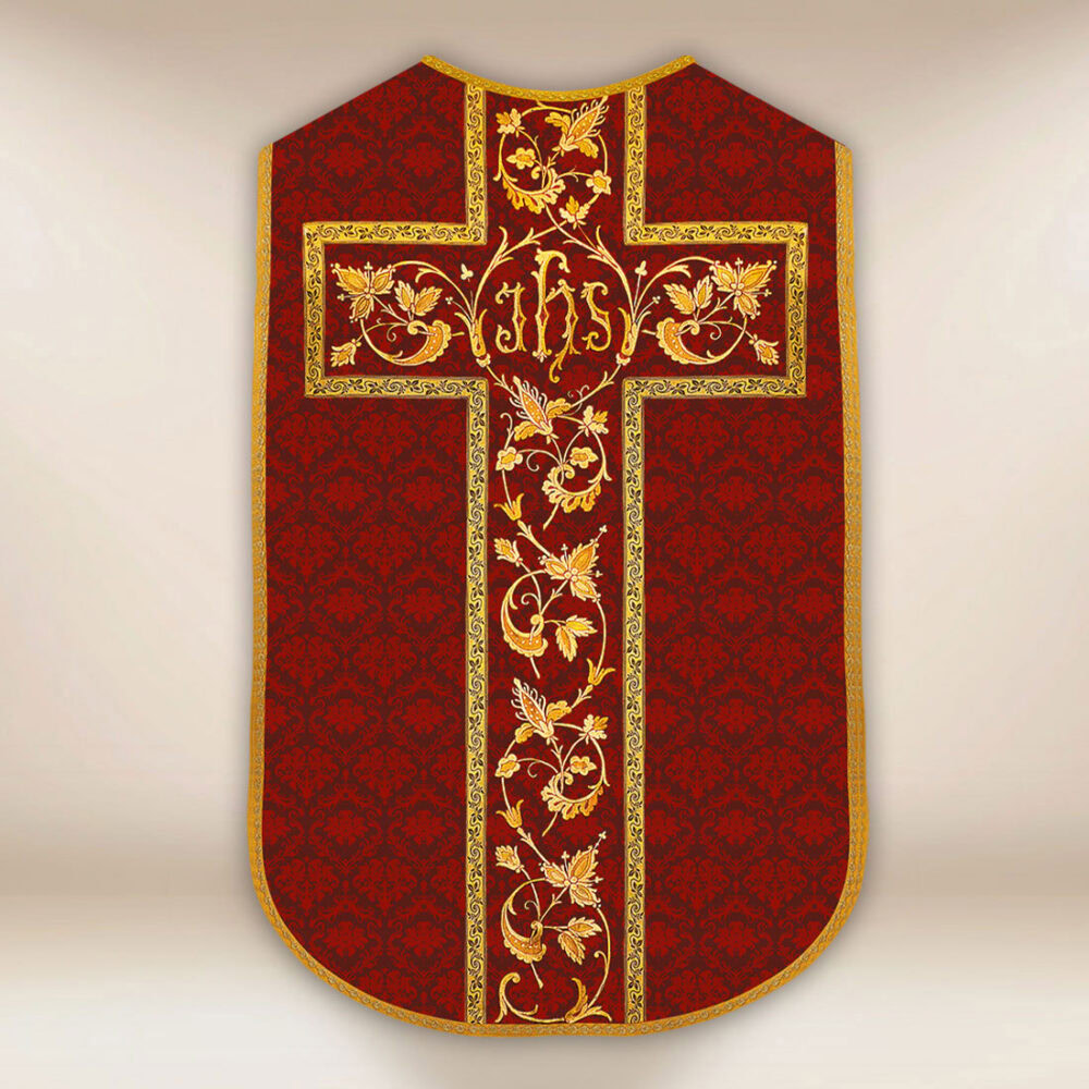 Casula romana replica rossa IHS