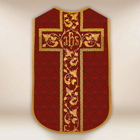 Casula romana replica rossa IHS