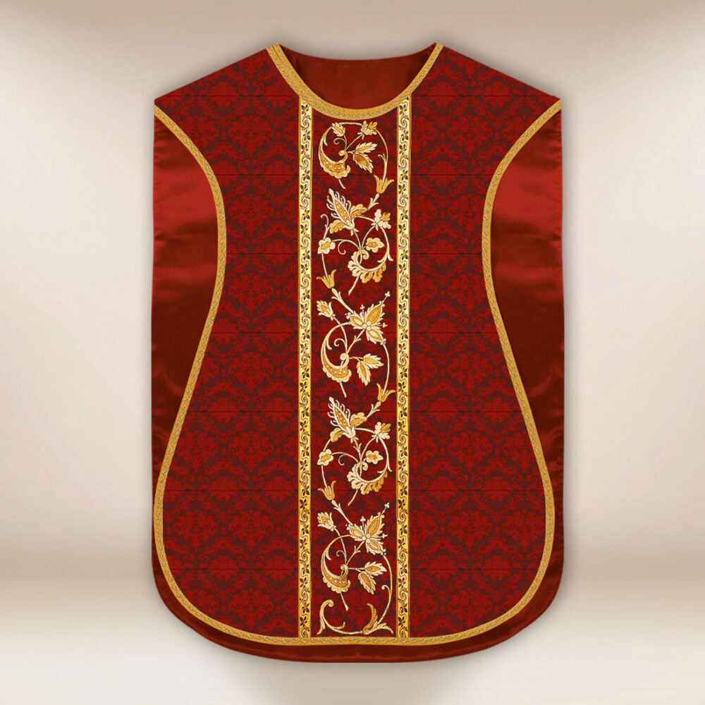 Casula romana replica rossa IHS