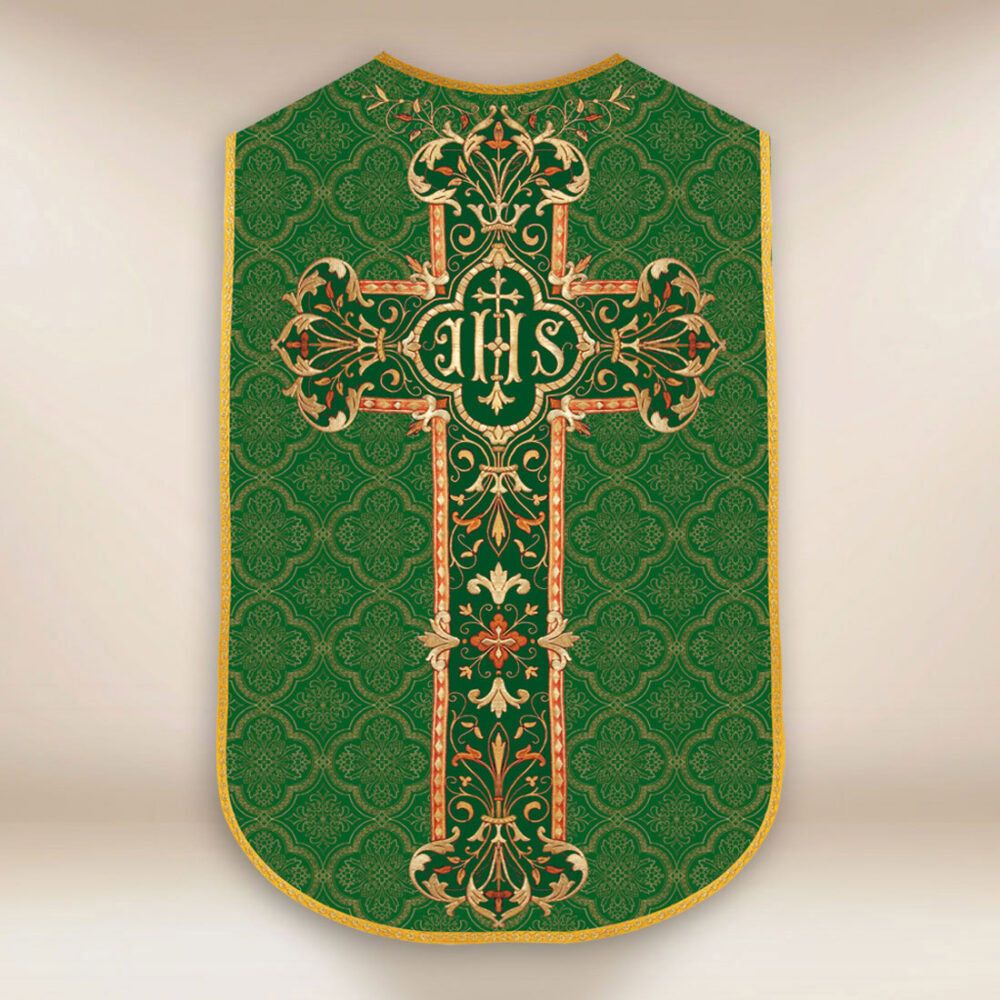 Casula romana replica verde IHS
