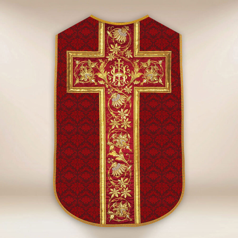 Casula romana replica rossa IHS