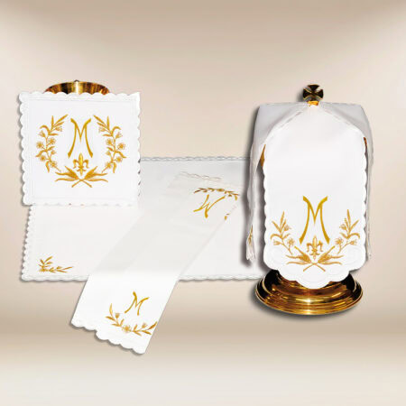 Set di biancheria per calice Ave Maria
