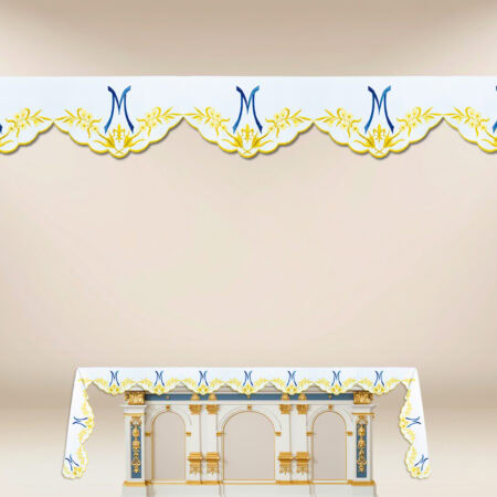 Tovaglia Mariana ricamata su tre lati 512x115cm