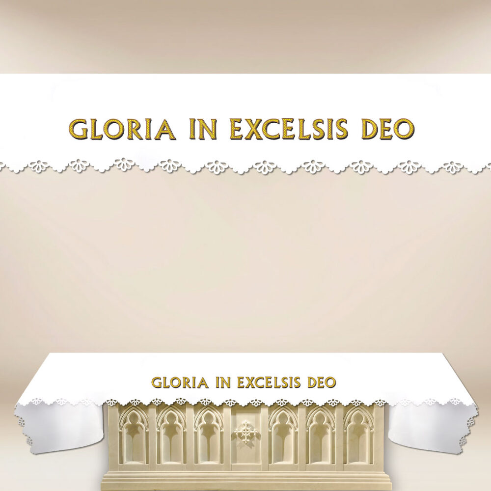 Obrus Foto Wycinany Laserowo “Gloria In Excelsis Deo”