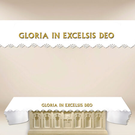 Obrus Foto Wycinany Laserowo “Gloria In Excelsis Deo”