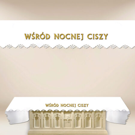 Obrus Foto Wycinany Laserowo “Wśród Nocnej Ciszy”