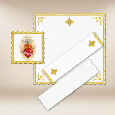Bielizna kielichowa Gold” “Serce Maryi”