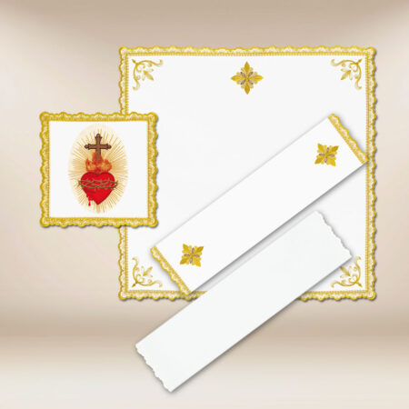 Bielizna kielichowa Gold “Serce Jezusa”