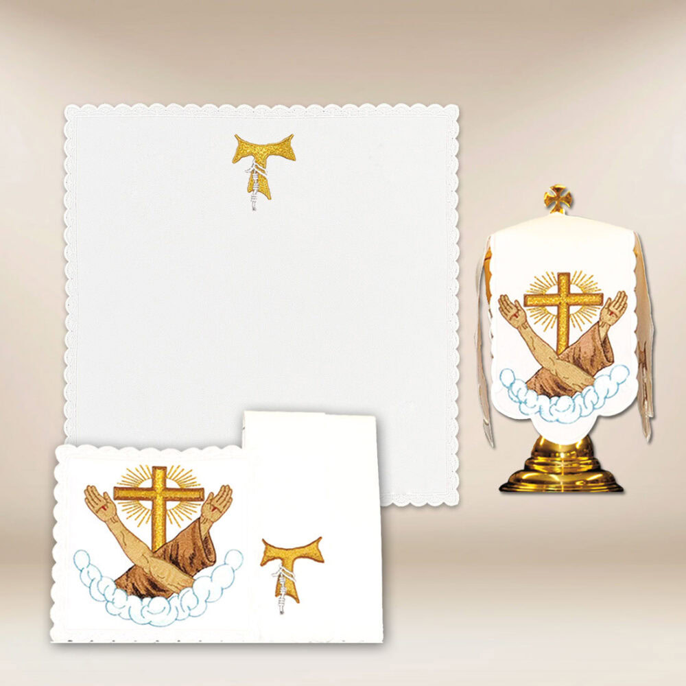 Set di biancheria per calice Francescano