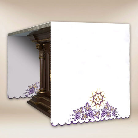 Tovaglia per altare ricamata con croci