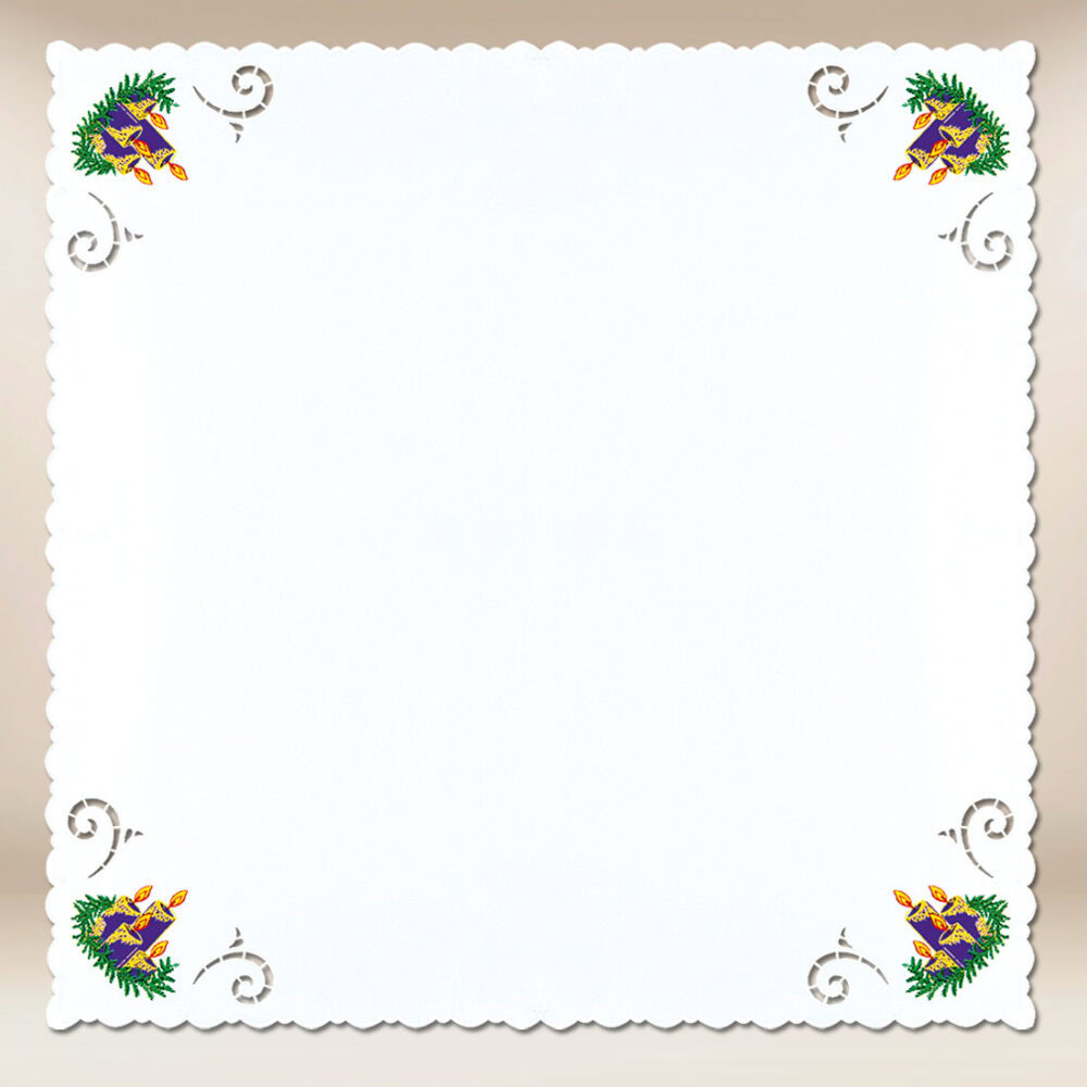Tovaglietta ricamata avventuale 95×95