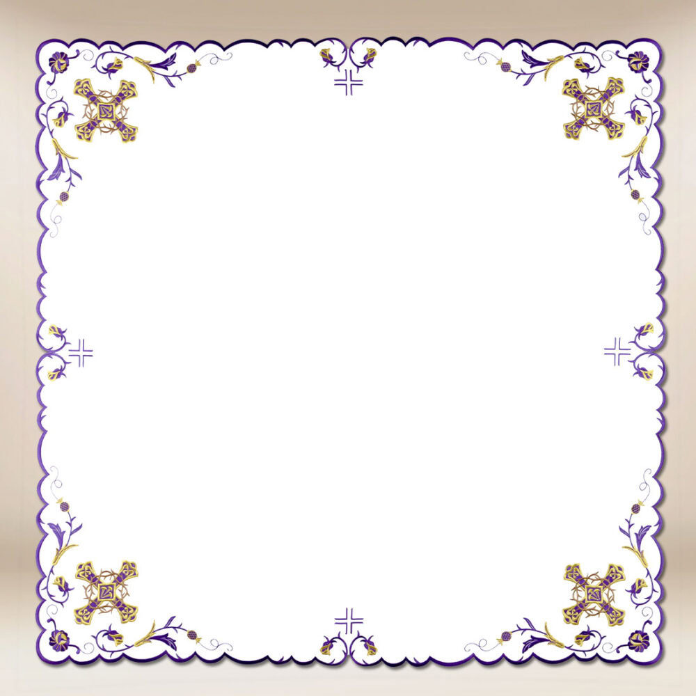 Tovaglietta liturgica quaresimale 95x95