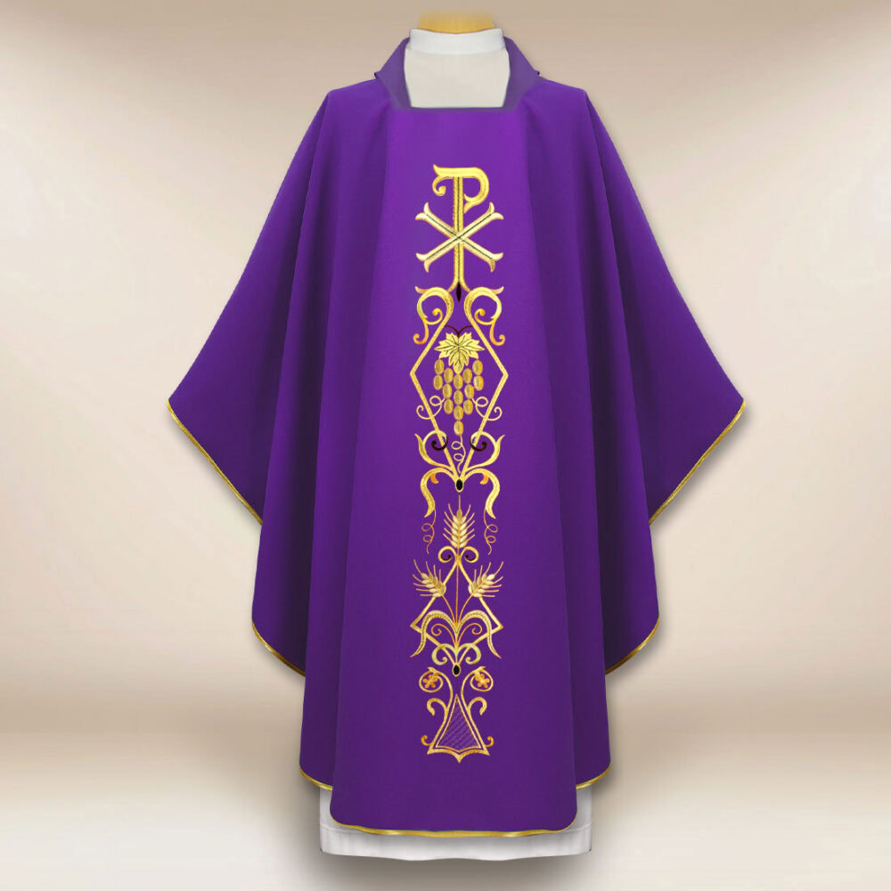 Casula liturgica sacerdotale PX viola