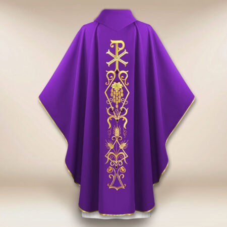Casula liturgica sacerdotale PX viola