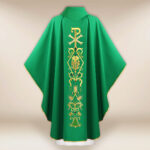 Casula liturgica sacerdotale PX verde