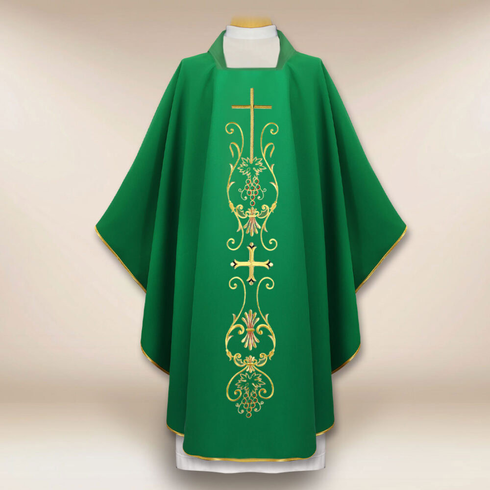 Casula liturgica con motivo della croce Casula liturgica con motivo della croce