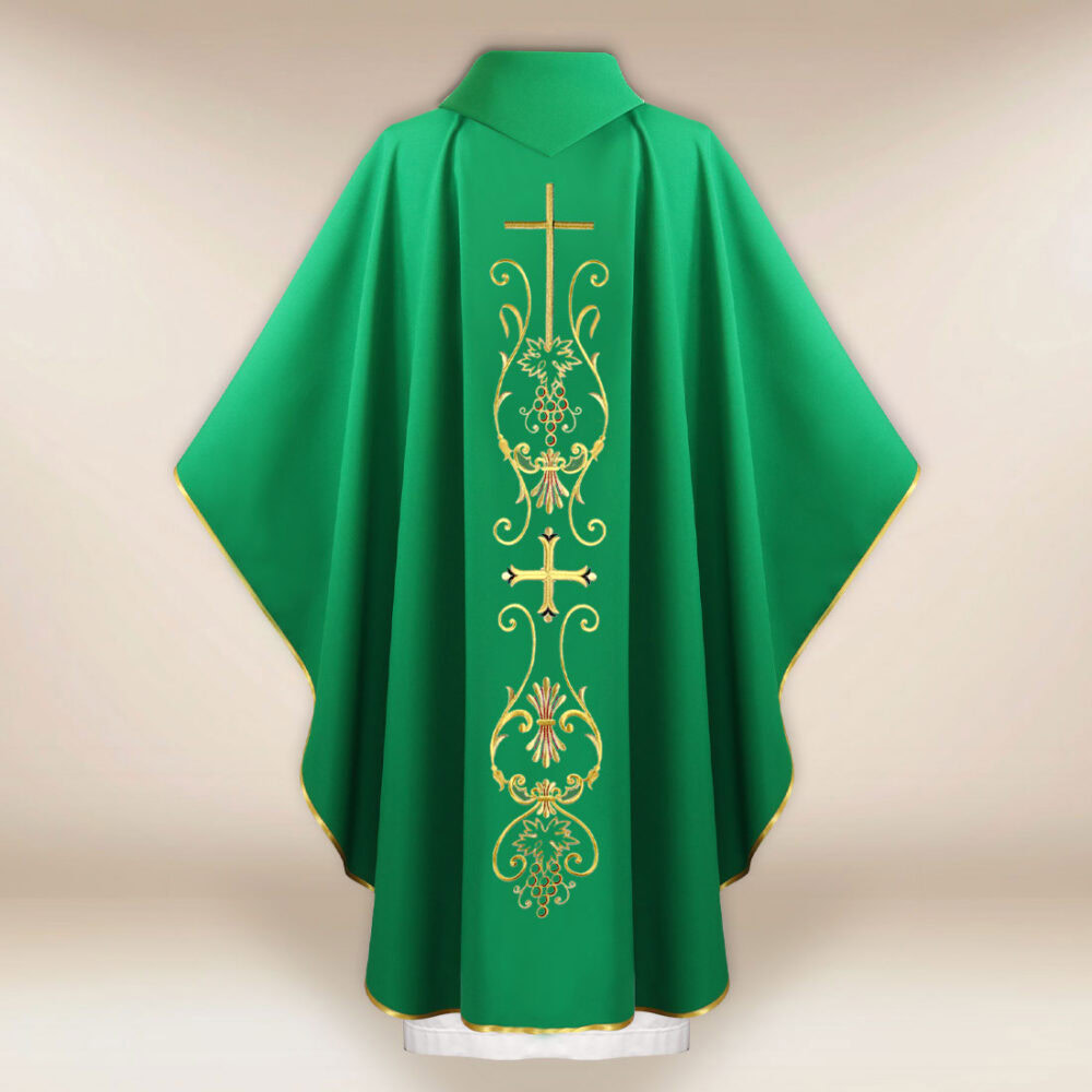 Casula liturgica con motivo della croce Casula liturgica con motivo della croce