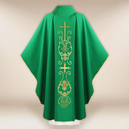 Casula liturgica con motivo della croce