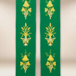 Stola sacerdotale ricamata con IHS