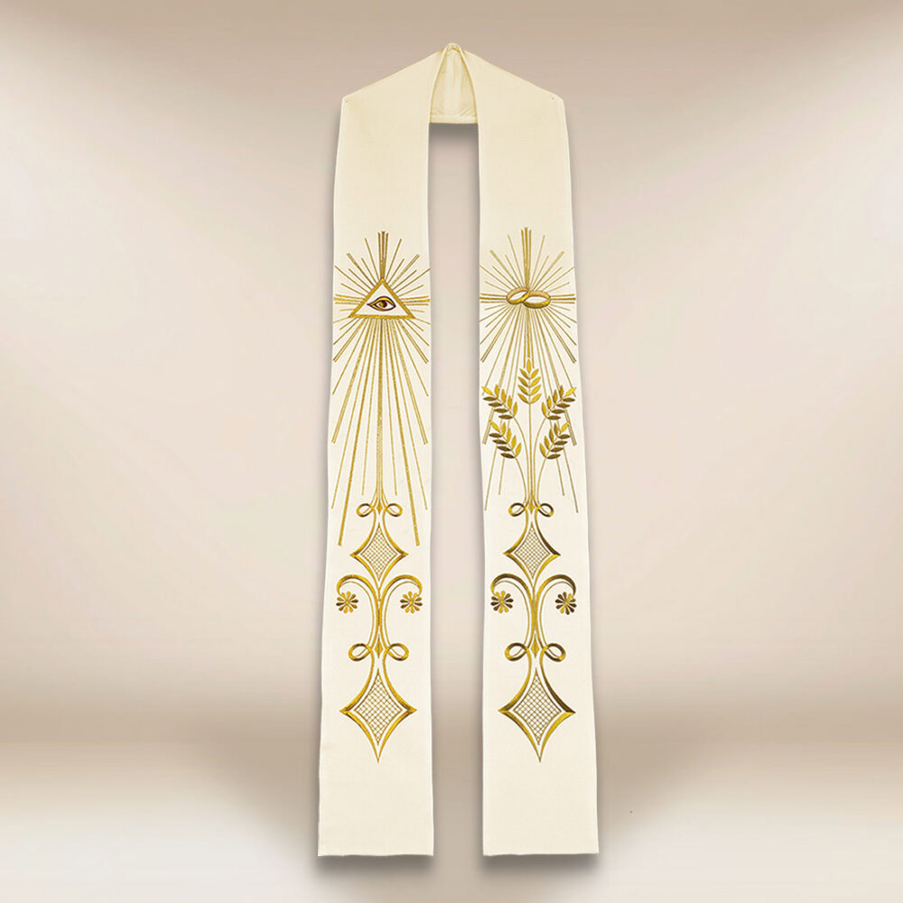 Stola sacerdotale ricamata