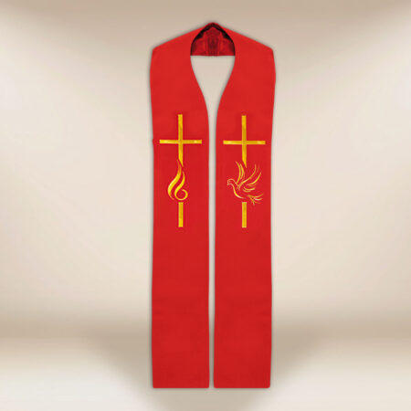Stola sacerdotale ricamata Duch San