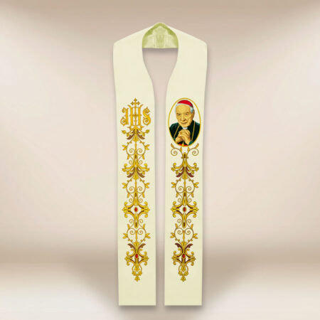 Stola sacerdotale ricamata Cardinale Stefan Wyszyński