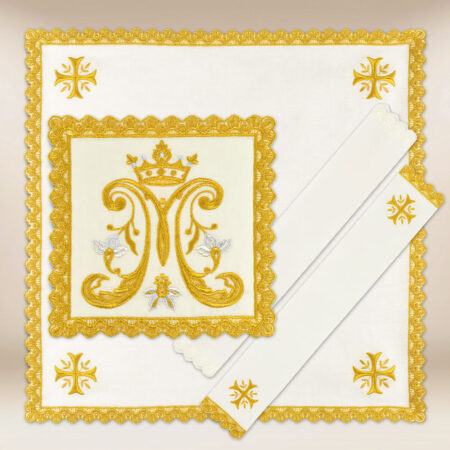 servizio da messa in lino