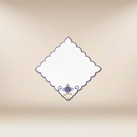 Tovaglietta ricamata viola 32×32