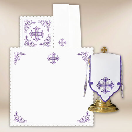 Set di biancheria per calice Calvario